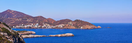 Panoramic view of Bali in Crete, Greece.の写真素材