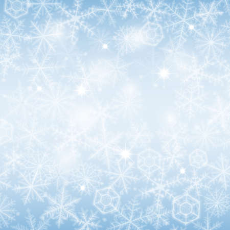 Abstract  christmas background with snowflakes.のイラスト素材