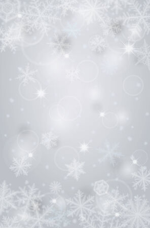 Abstract vertical christmas background with snowflakes.のイラスト素材