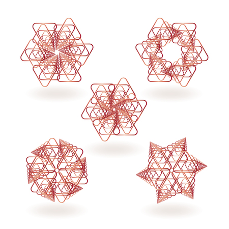 Abstract symbol elementsのイラスト素材