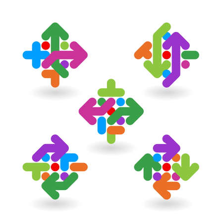 Abstract symbol elementsのイラスト素材