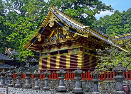 Toshogu Shrine, Nikko, Tochigi Prefecture, Japan. Summer view.のeditorial素材
