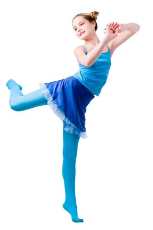 Smiling young beautiful active girl sincerely smilingの写真素材