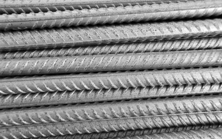 Metallic armature horizontal rows backgroundの写真素材