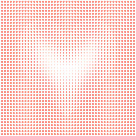 Heart shape hidden in circle patternのイラスト素材