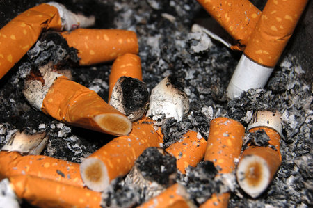ashtray close up