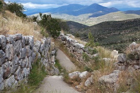 Ruins of ancient Mycenae. Greece.の写真素材