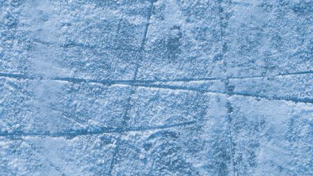 Ice texture on a skating rink.の写真素材
