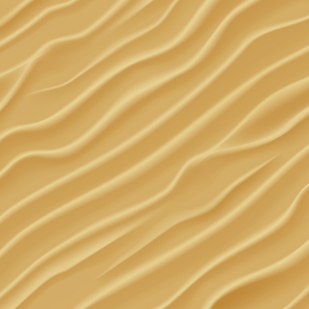 Sand texture. Desert sand dunes - view from a height. Vector illustration.のイラスト素材