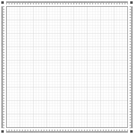 Blueprint grey background. Scale grid vector illustrationのイラスト素材