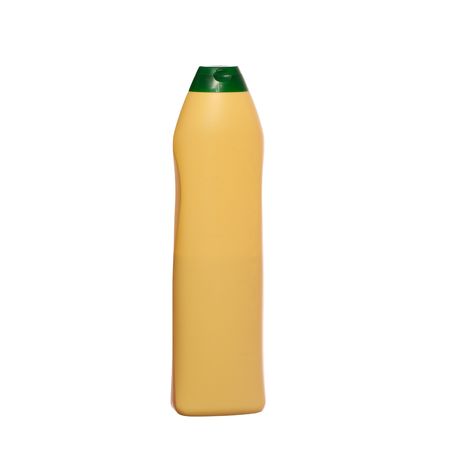 A bottle of a cleaning liquid for housework, isolated on whiteの写真素材