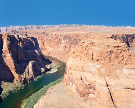 Red rocks near the Colorado river in Arizona, USA; GPS information is in the fileの写真素材