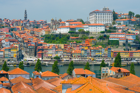 Cityscape of Porto in a sunny summer dayの写真素材