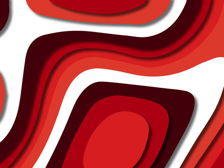 3D abstract background with paper cut shapes.Abstract paper carve template background,for book cover.Paper cut background. Abstract realistic paper decoration for designの写真素材