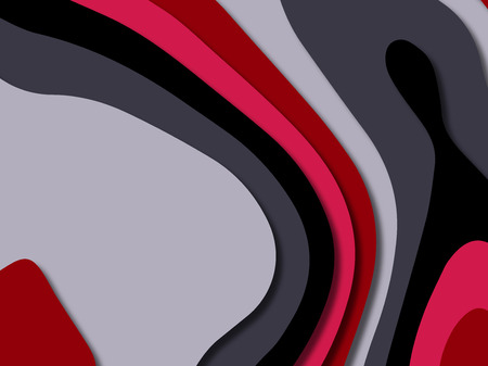 3D abstract background with paper cut shapes.Abstract paper carve template background,for book cover.Paper cut background. Abstract realistic paper decoration for designの写真素材