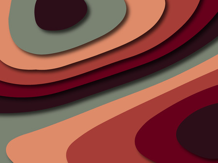 Colorful carving art.Paper cut abstract background with paper cut shapes. Template design layout for business presentations, flyers, posters, invitationsの写真素材