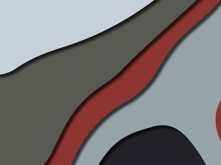 Colorful carving art.Paper cut abstract background with paper cut shapes. Template design layout for business presentations, flyers, posters, invitationsの写真素材