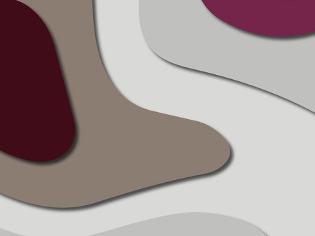 3D abstract paper art style, design layout for business presentations, flyers, posters, prints, decoration, cards, brochure cover.Paper cut background. Abstract realistic paper decoration for designの写真素材