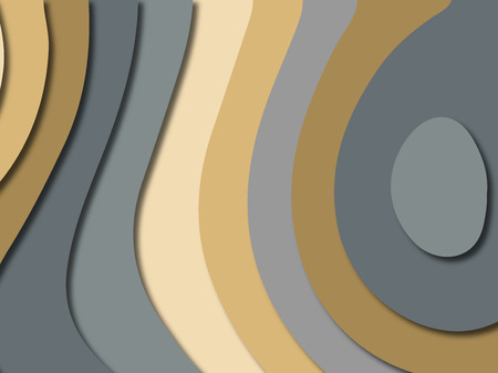 3D abstract paper art style, design layout for business presentations, flyers, posters, prints, decoration, cards, brochure cover.
Paper cut background. Abstract realistic paper decoration for designの写真素材