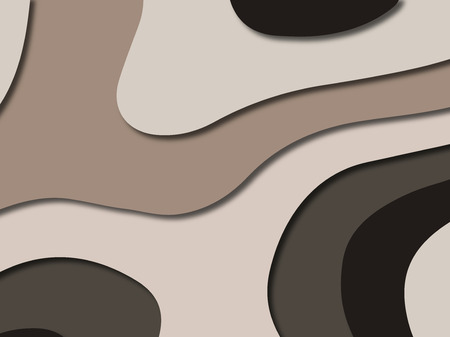 3D abstract paper art style, design layout for business presentations, flyers, posters, prints, decoration, cards, brochure cover.
Paper cut background. Abstract realistic paper decoration for designの写真素材