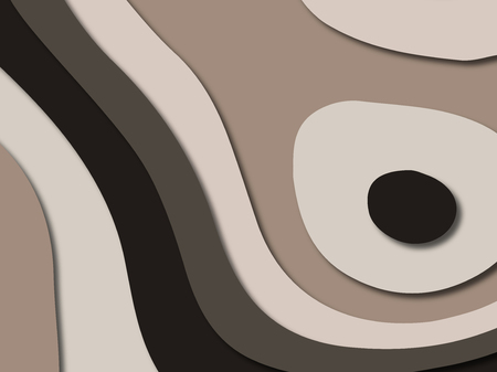 3D abstract paper art style, design layout for business presentations, flyers, posters, prints, decoration, cards, brochure cover.
Paper cut background. Abstract realistic paper decoration for designの写真素材