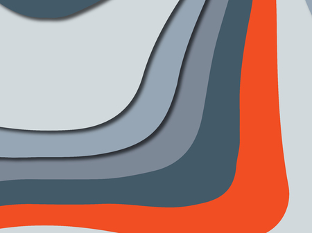 3D abstract paper art style, design layout for business presentations, flyers, posters, prints, decoration, cards, brochure cover.
Paper cut background. Abstract realistic paper decoration for designの写真素材