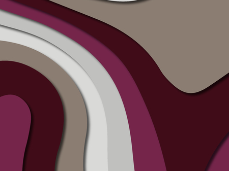 3D abstract paper art style, design layout for business presentations, flyers, posters, prints, decoration, cards, brochure cover.
Paper cut background. Abstract realistic paper decoration for designの写真素材