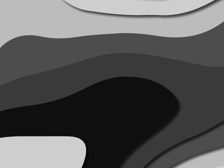 3D abstract paper art style, design layout for business presentations, flyers, posters, prints, decoration, cards, brochure cover.
Paper cut background. Abstract realistic paper decoration for designの写真素材