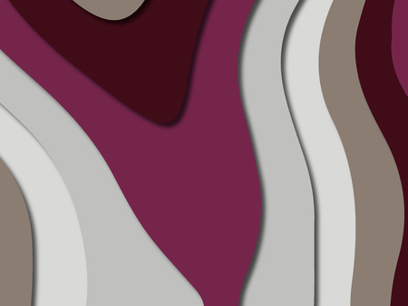 3D abstract paper art style, design layout for business presentations, flyers, posters, prints, decoration, cards, brochure cover.
Paper cut background. Abstract realistic paper decoration for designの写真素材