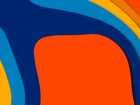 3D abstract paper art style, design layout for business presentations, flyers, posters, prints, decoration, cards, brochure cover.
Paper cut background. Abstract realistic paper decoration for designの写真素材