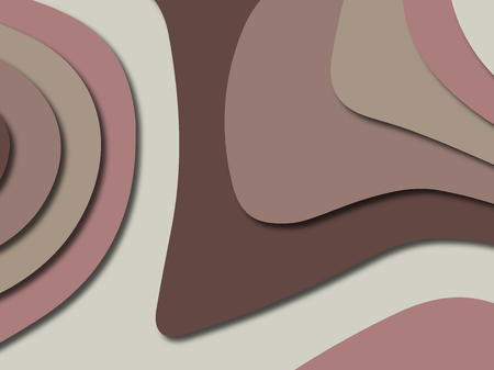 3D abstract paper art style, design layout for business presentations, flyers, posters, prints, decoration, cards, brochure cover.
Paper cut background. Abstract realistic paper decoration for designの写真素材