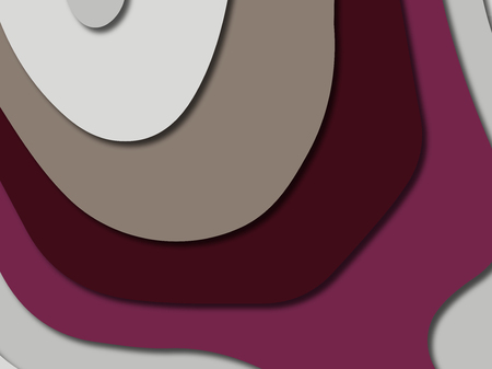 3D abstract paper art style, design layout for business presentations, flyers, posters, prints, decoration, cards, brochure cover.
Paper cut background. Abstract realistic paper decoration for designの写真素材