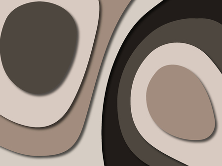 3D abstract paper art style, design layout for business presentations, flyers, posters, prints, decoration, cards, brochure cover.
Paper cut background. Abstract realistic paper decoration for designの写真素材