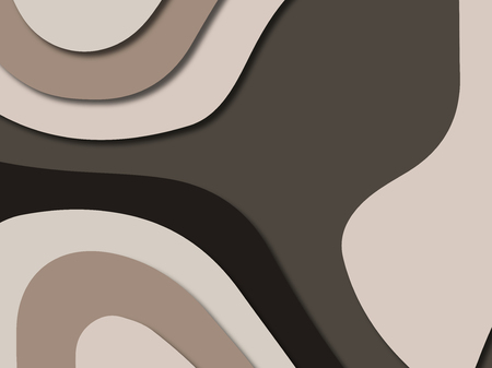 3D abstract paper art style, design layout for business presentations, flyers, posters, prints, decoration, cards, brochure cover.
Paper cut background. Abstract realistic paper decoration for designの写真素材