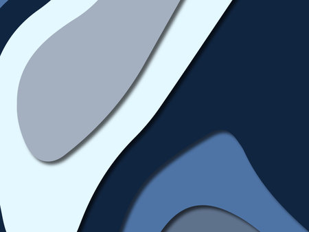 3D abstract paper art style, design layout for business presentations, flyers, posters, prints,...