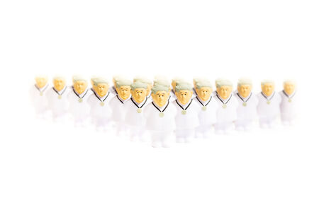 Group of doctors on white background. Medical conceptの写真素材