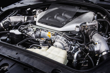 Sport car high tech powerful engineの写真素材