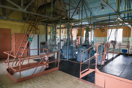 Tank equipment. Pharmaceutical and chemical industry. Manufacture on plantのeditorial素材