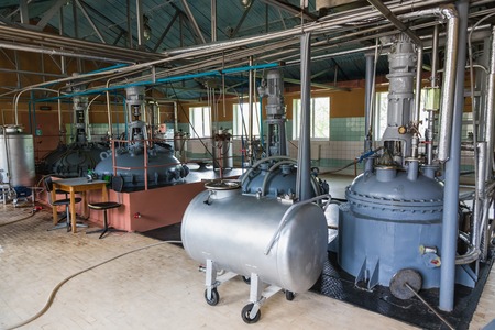 Tank equipment. Pharmaceutical and chemical industry. Manufacture on plantのeditorial素材