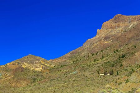Mountains landscape on Tenerife Canary island in Spain at Sunny Dayの写真素材
