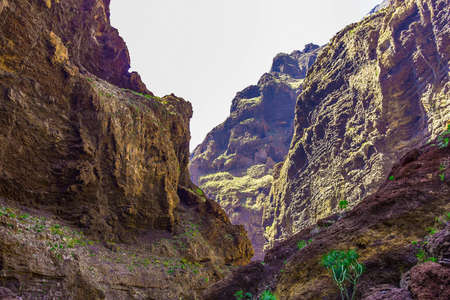 Rocky Mountains on Tenerife Canary island in Spain at Dayの写真素材