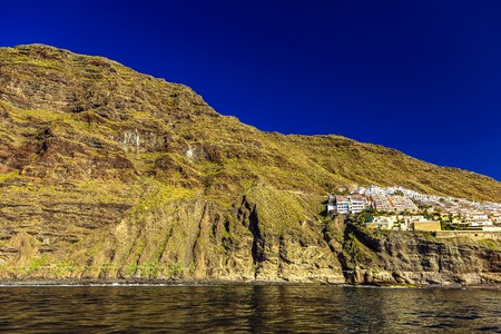 Los Gigantes Rock Mountains on Tenerife Canary Island in Spainの写真素材