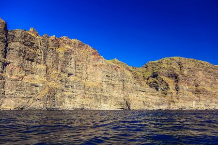 Los Gigantes Rock Mountains on Tenerife Canary Island in Spainの写真素材
