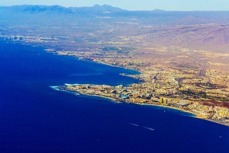 Tenerife Canary Island Shore or Coast  Aerial Viewの写真素材