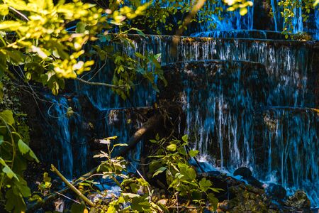 Waterfall in Mountain in Alanya, Turkeyの写真素材