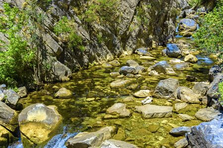River in Mountain in Alanya, Turkeyの写真素材