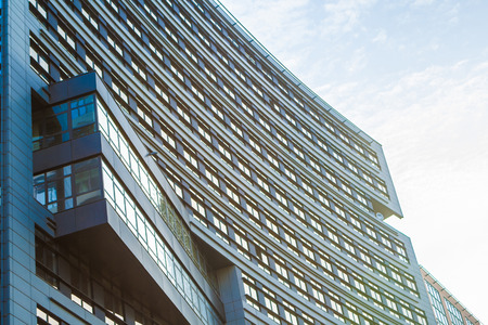 Modern building in Warshaw. Poland
