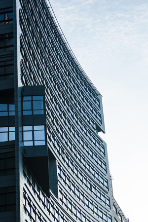 Modern building in Warshaw. Polandのeditorial素材