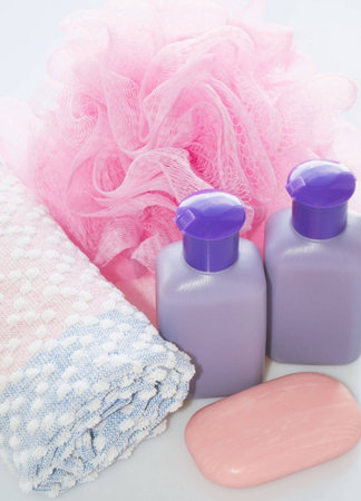 Composition of subjects for hygieneの写真素材