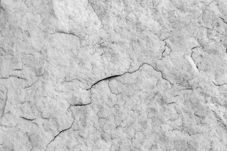 The texture of natural stone granite with small cracks. Background of natural stone gray. Texture...